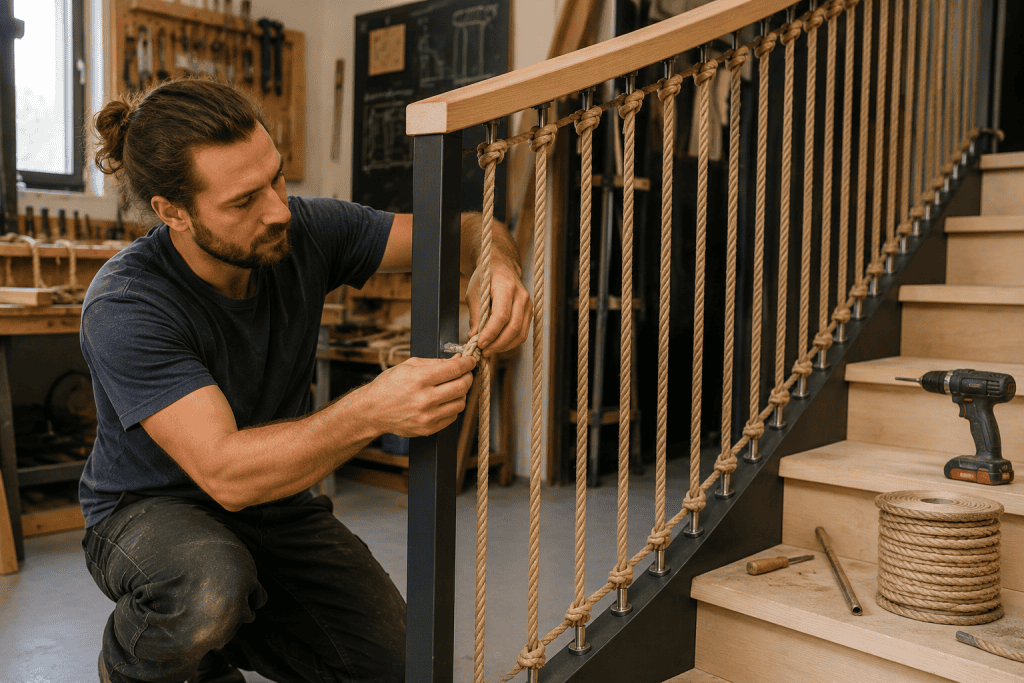 corde installée