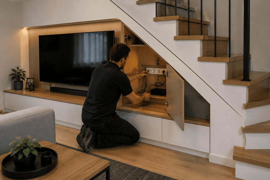alimentation de la TV