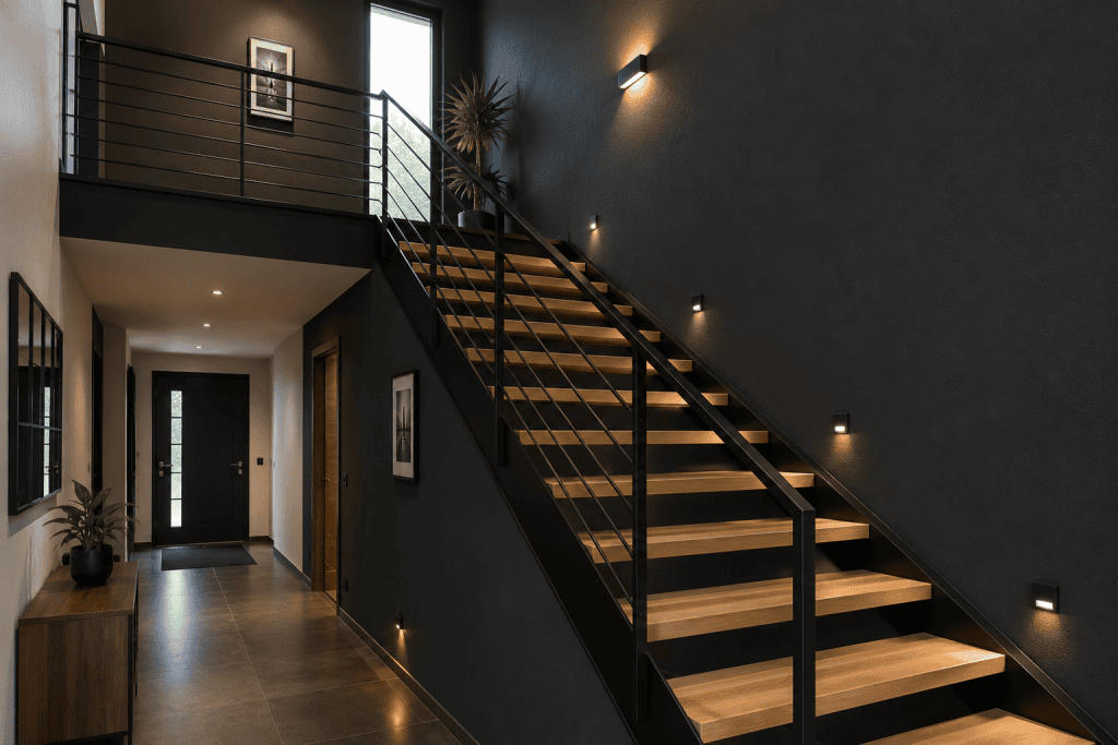mur anthracite