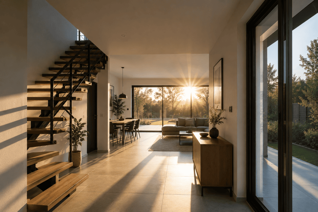 soleil entrant dans la pièce